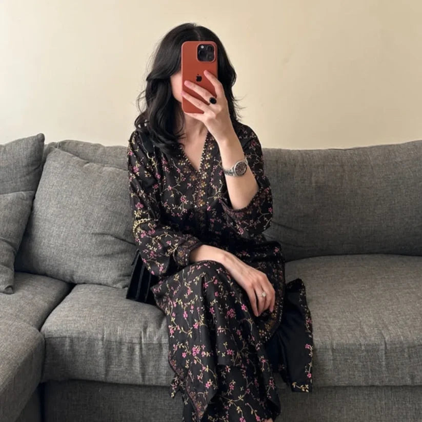 MIDNIGHT GOLD - 2PC PRINTED SET