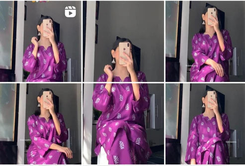 saleha printed 2pcs suit