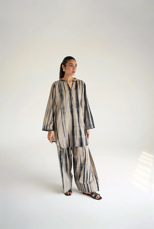 Stripe {farshi shalwar}