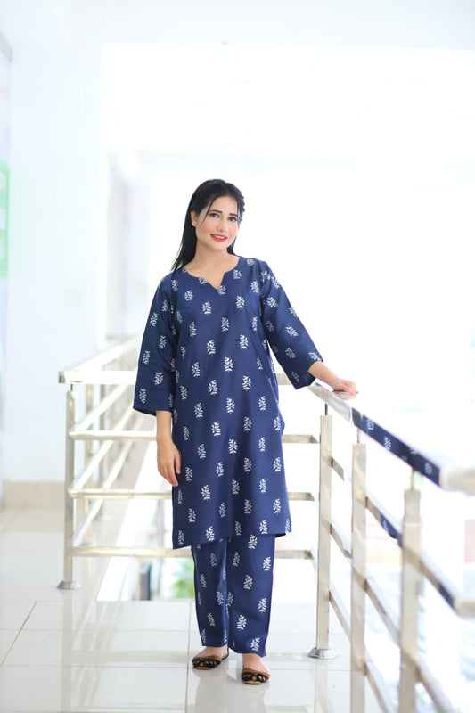 Saleha Printed Co-Ords – Stylish Print with a Touch of Elegance