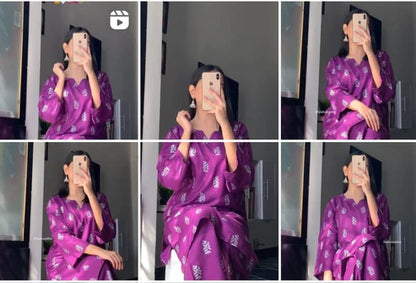 saleha printed 2pcs suit