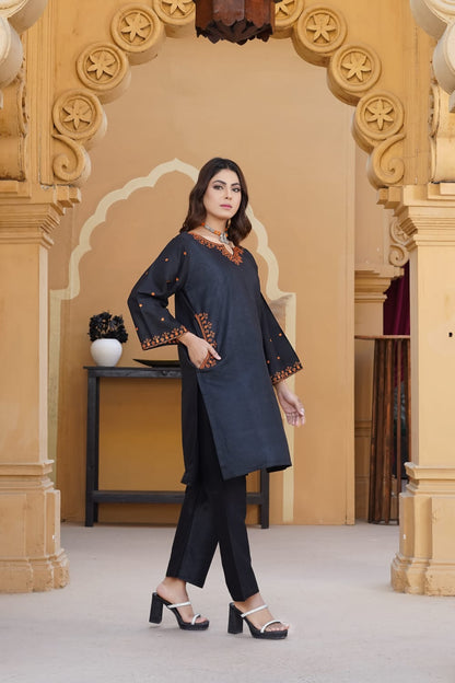Anaya POCKET Embroidered 2Pc Stitched