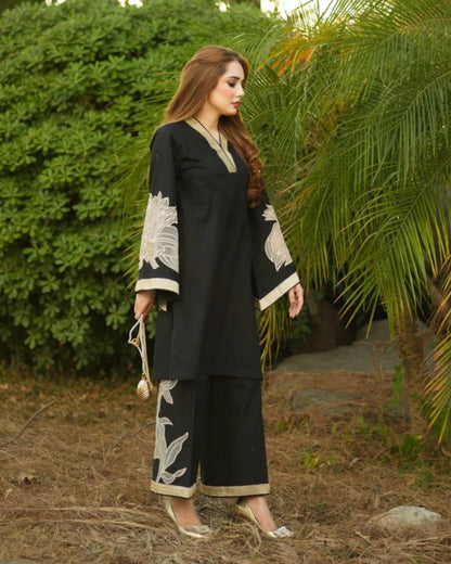 Almond Embroidery Co-Ord Set – ElegantOutfit