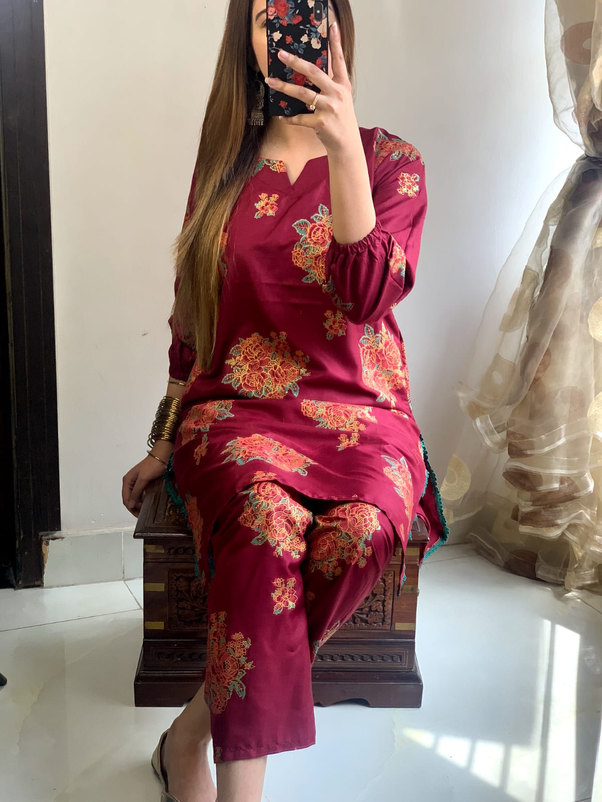 New Gulaab Print Dress – Chic Floral Pattern for Every Occasion