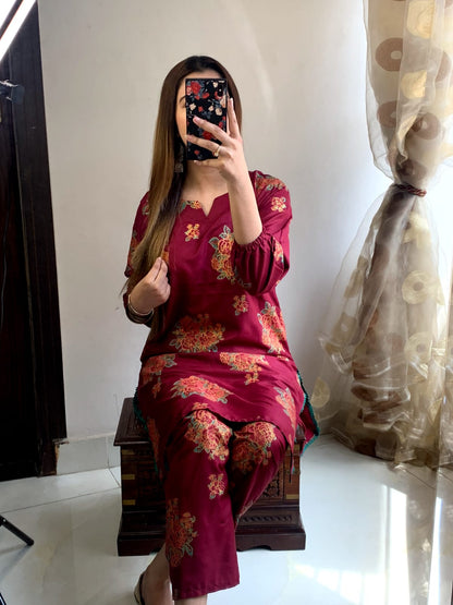 New Gulaab Print Dress – Chic Floral Pattern for Every Occasion