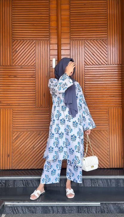 KANWAL Printed Stitched 2 Piece Suit Co-Ords