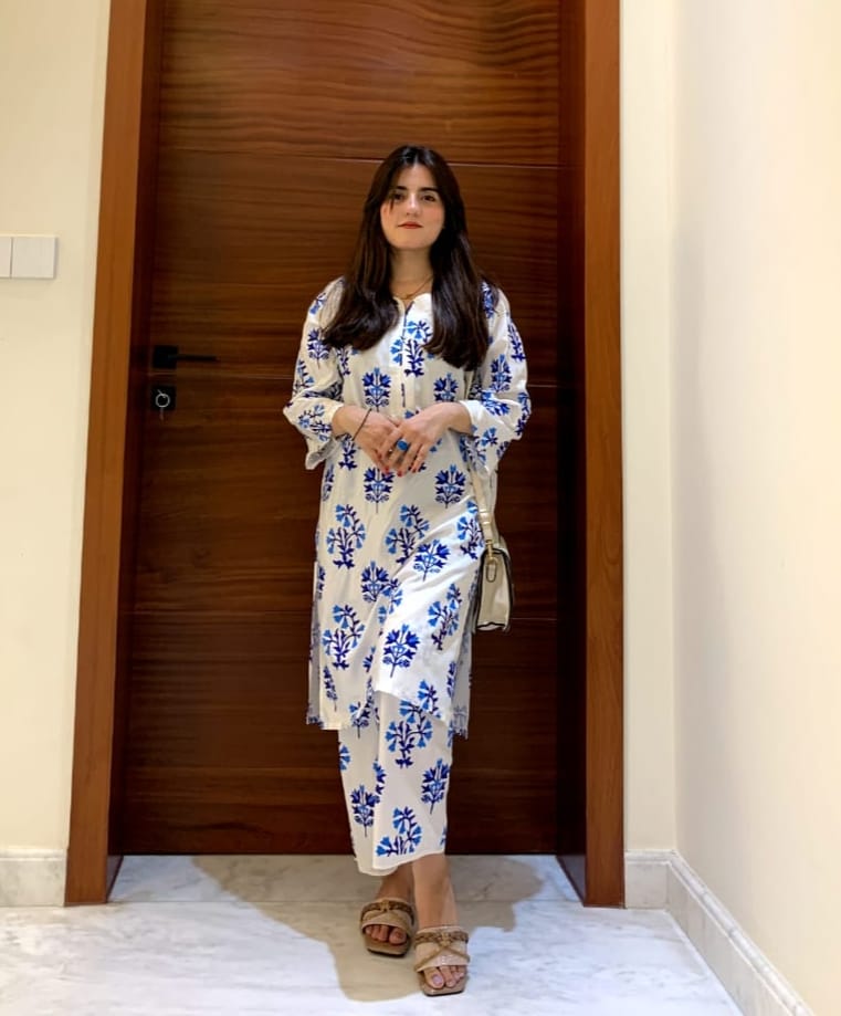 KANWAL Printed Stitched 2 Piece Suit Co-Ords